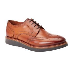 Base London Mens Joe Leather Brogues / Burnt Tan
